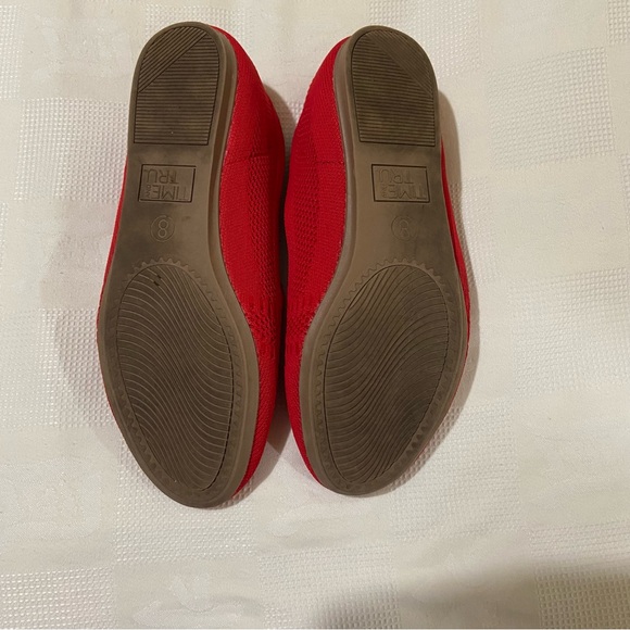 Time and True Bamba flats. Red. Memory foam soles. - Picture 5 of 5